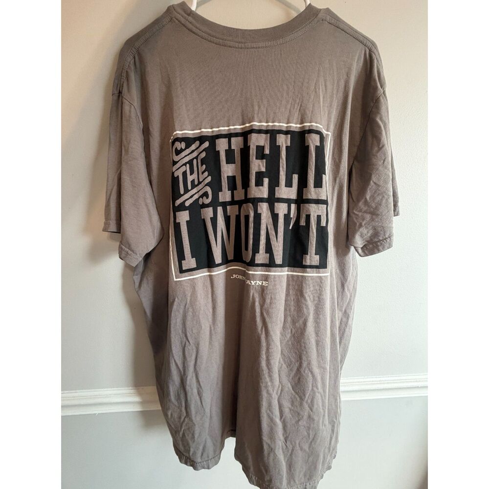 John Wayne "The Hell I Won't" Graphic T-Shirt